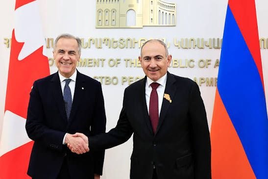 Марк Карни поздравил Никола Пашиняна с победой на выборах в Армении